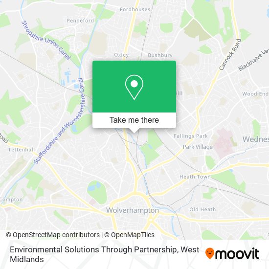 Environmental Solutions Through Partnership map