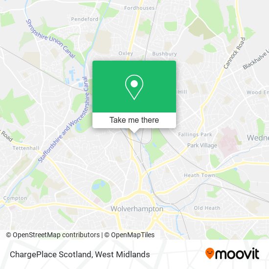 ChargePlace Scotland map