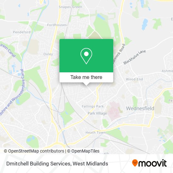 Dmitchell Building Services map