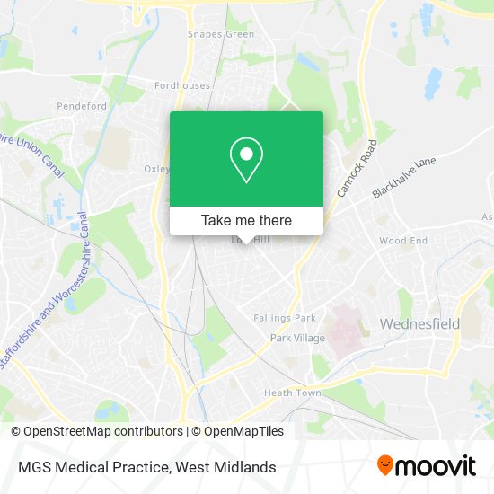 MGS Medical Practice map