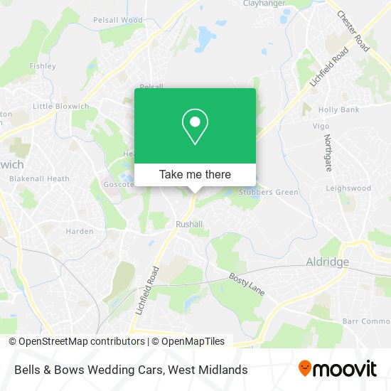 Bells & Bows Wedding Cars map