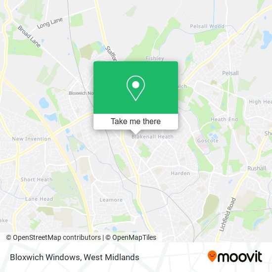 Bloxwich Windows map