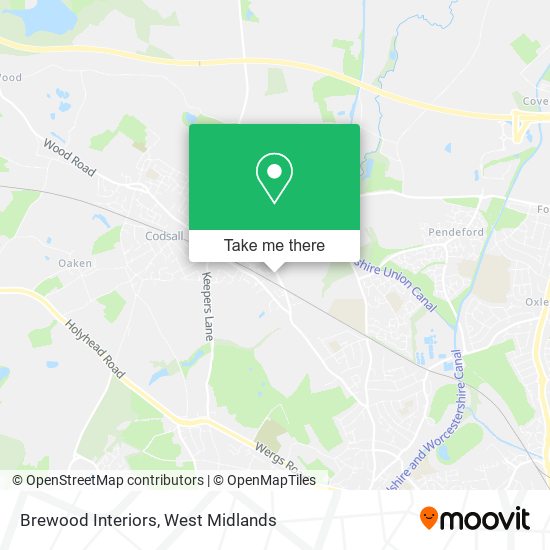 Brewood Interiors map