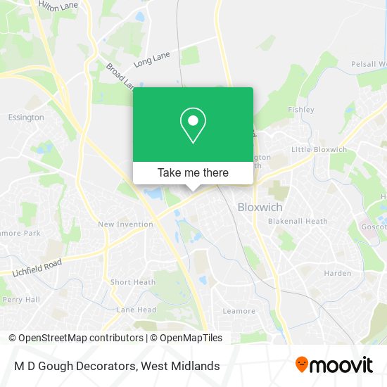 M D Gough Decorators map