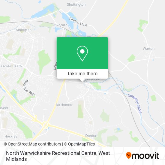 North Warwickshire Recreational Centre map