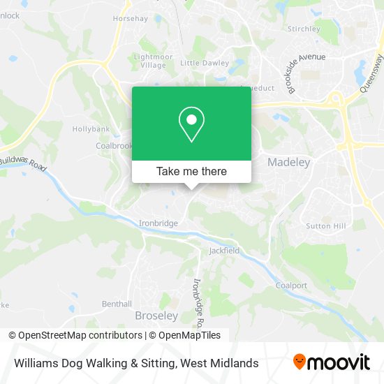Williams Dog Walking & Sitting map