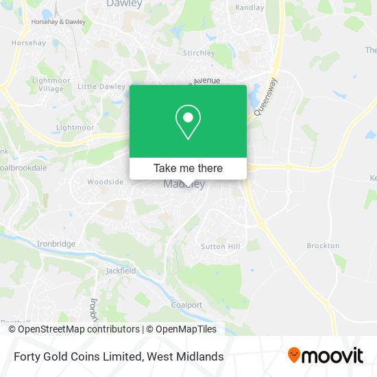 Forty Gold Coins Limited map