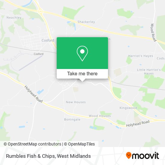 Rumbles Fish & Chips map