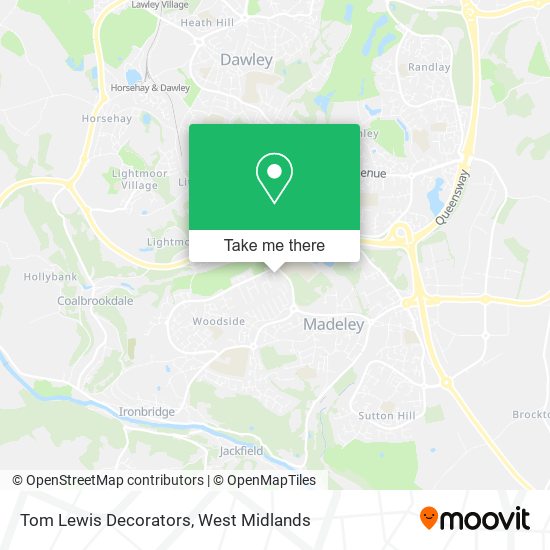 Tom Lewis Decorators map