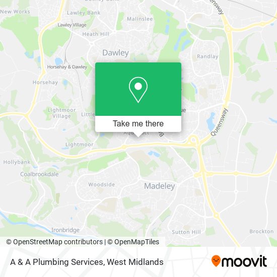 A & A Plumbing Services map