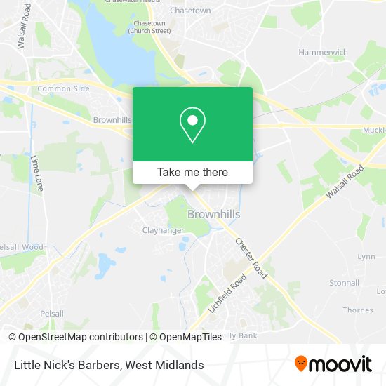 Little Nick's Barbers map
