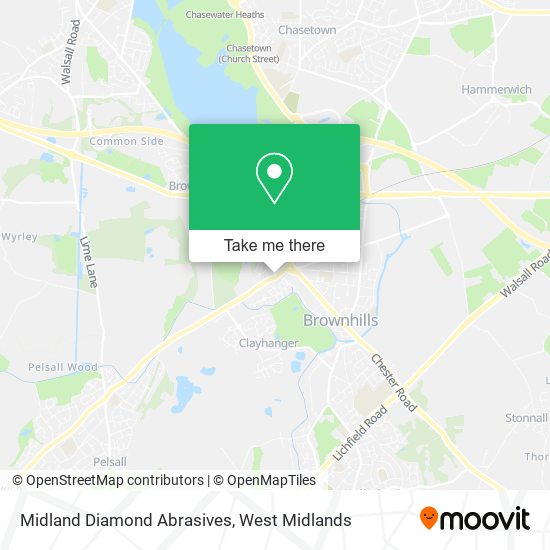 Midland Diamond Abrasives map