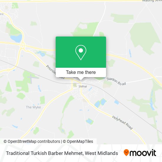 Traditional Turkish Barber Mehmet map