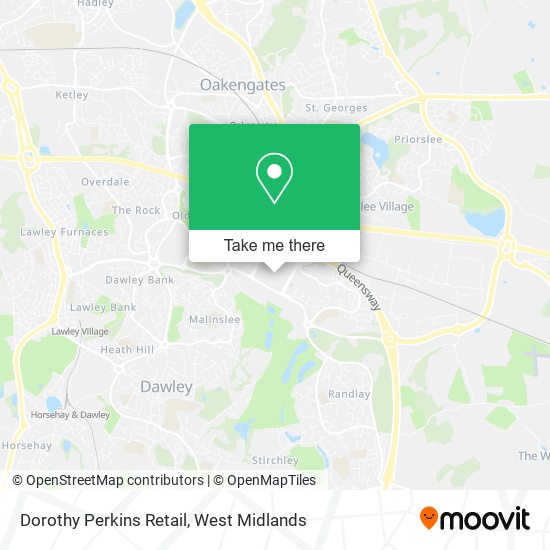 Dorothy Perkins Retail map