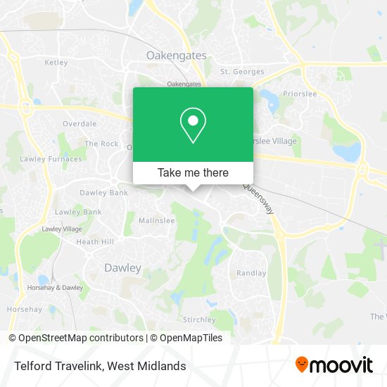 Telford Travelink map