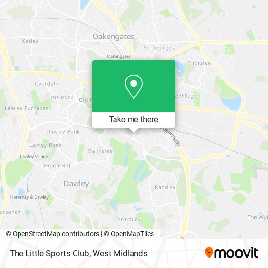 The Little Sports Club map