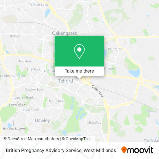 British Pregnancy Advisory Service map