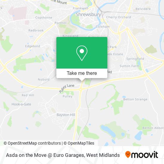 Asda on the Move @ Euro Garages map