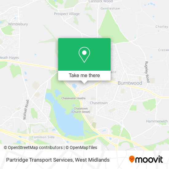 Partridge Transport Services map