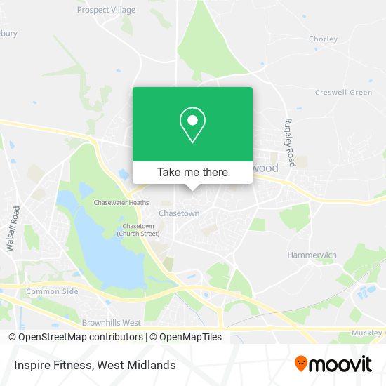 Inspire Fitness map