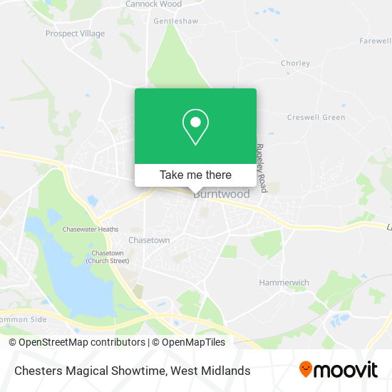 Chesters Magical Showtime map