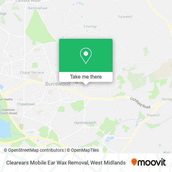 Clearears Mobile Ear Wax Removal map