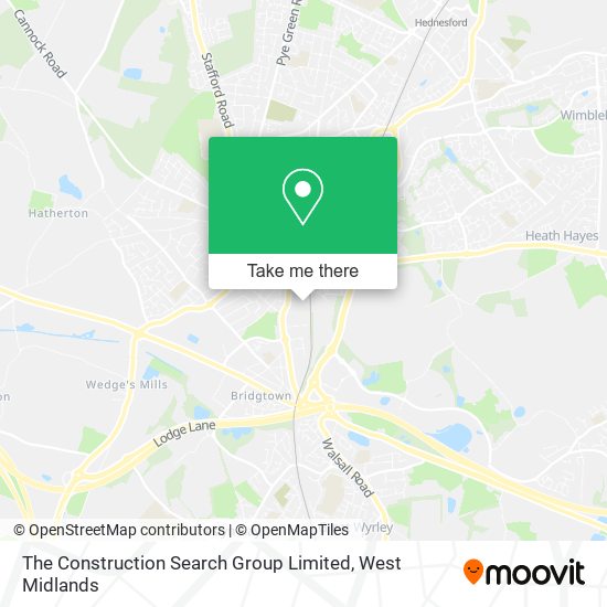 The Construction Search Group Limited map