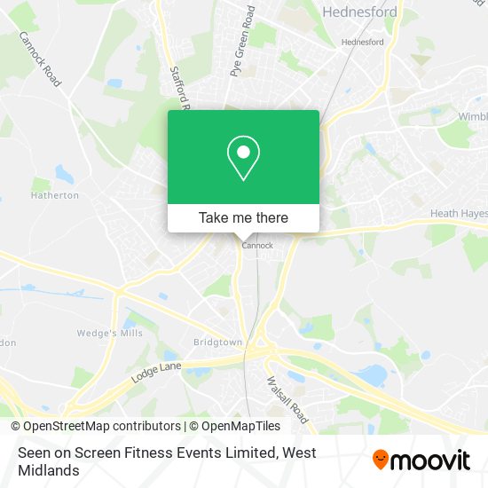 Seen on Screen Fitness Events Limited map