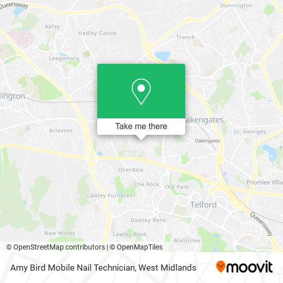 Amy Bird Mobile Nail Technician map