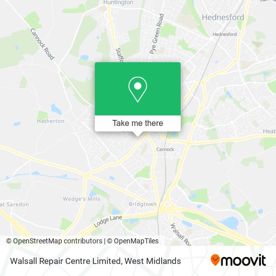 Walsall Repair Centre Limited map