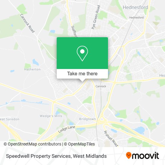 Speedwell Property Services map