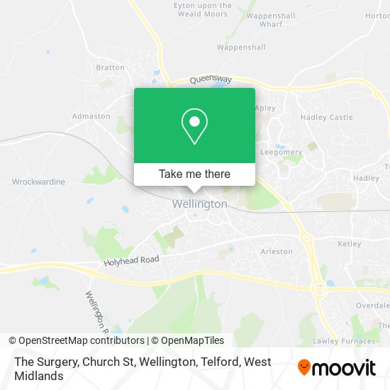 The Surgery, Church St, Wellington, Telford map