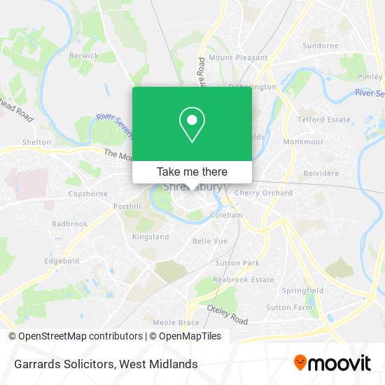 Garrards Solicitors map