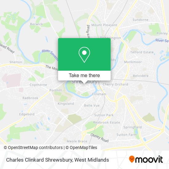 Charles Clinkard Shrewsbury map