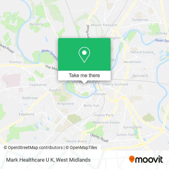 Mark Healthcare U K map