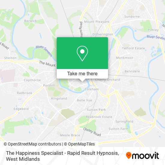 The Happiness Specialist - Rapid Result Hypnosis map