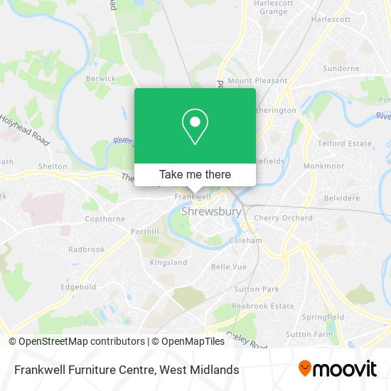 Frankwell Furniture Centre map