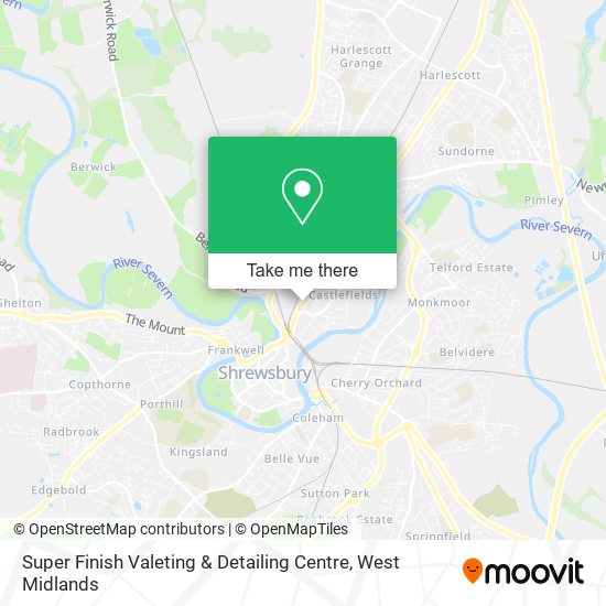 Super Finish Valeting & Detailing Centre map