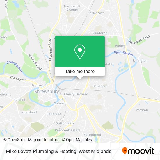 Mike Lovett Plumbing & Heating map