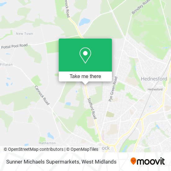Sunner Michaels Supermarkets map