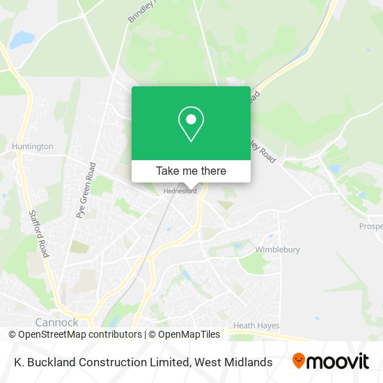 K. Buckland Construction Limited map