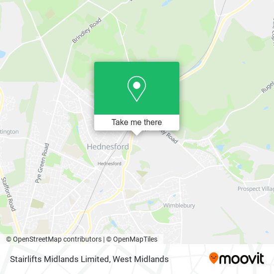 Stairlifts Midlands Limited map