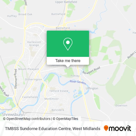 TMBSS Sundorne Education Centre map