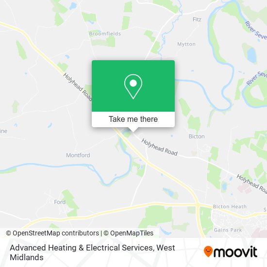 Advanced Heating & Electrical Services map