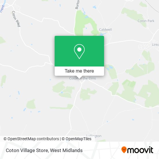 Coton Village Store map