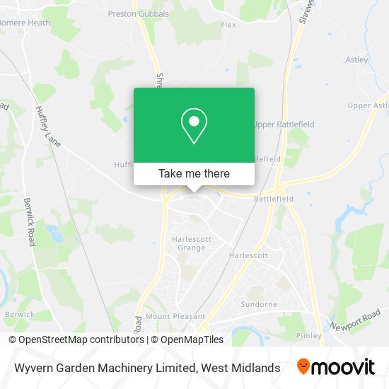 Wyvern Garden Machinery Limited map