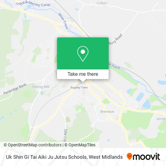Uk Shin Gi Tai Aiki Ju Jutsu Schools map