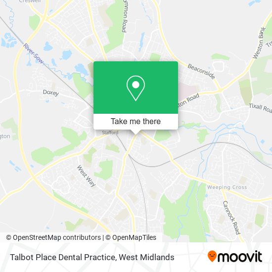 Talbot Place Dental Practice map