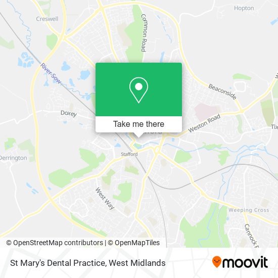 St Mary's Dental Practice map