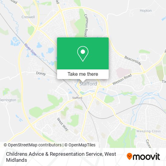 Childrens Advice & Representation Service map